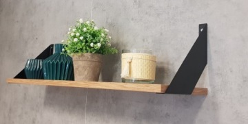 ПОЛКА ПОДВЕСНАЯ ПЛОСКАЯ LOFT 40 СМ ВАРИАНТЫ ДУБ