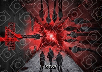 Торт вафельный STRANGER THINGS 4 День рождения Украшение сахарное Печать A4