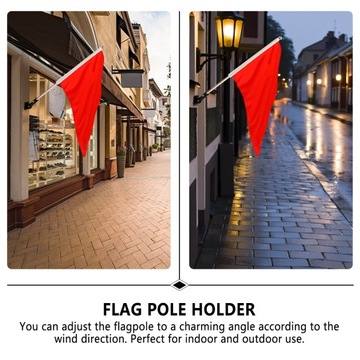 Держатель флагштока с боковым креплением Флаг крепится на стену