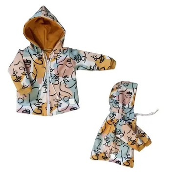 Kurtka softshell szkic beżowy rozmiar 110