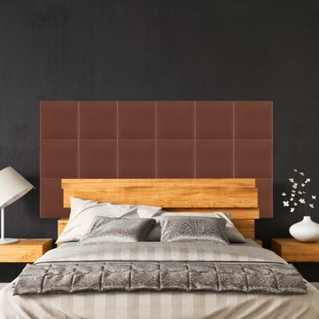 Мягкие стеновые панели 30x30 КВАДРАТНЫЕ ГРЯЗНО-РОЗОВЫЕ Мягкий толстый бархат