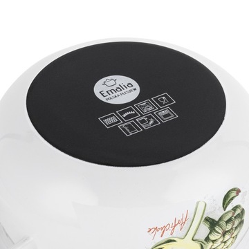 НАБОР ЭМАЛЬНЫХ ГОРШКОВ ARTI, ИНДУКЦИЯ, 8 ЭЛЕМЕНТОВ