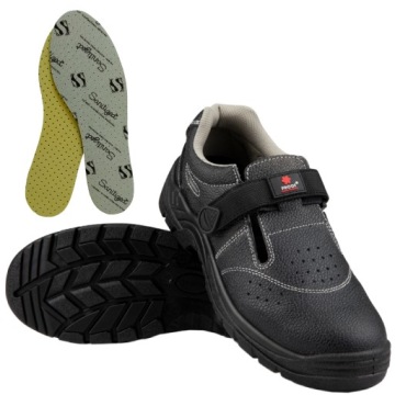 BUTY ROBOCZE SANDAŁY PROOF STARK SKÓRA S1 ROZ. 43 + WKŁADKI ZESTAW