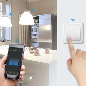 Интеллектуальная реле контроллер 2 цепи освещение Zigbee Lr Tuya