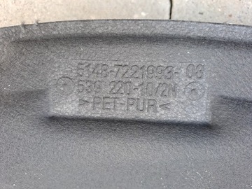 BMW F30 F31 TLUMENÍ ZTLUMENÍ KAPOTY 7221993