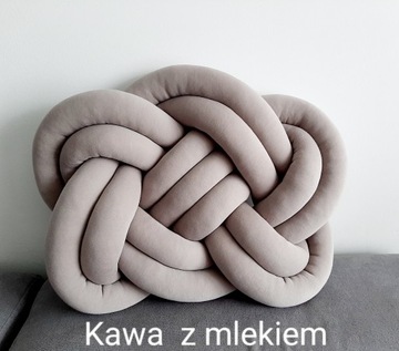 Тканая подушка KNOT PILLOW узел цвета