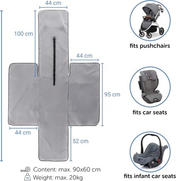ЭЛЕГАНТНАЯ СУМКА ДЛЯ ПУТЕШЕСТВИЯ, ЧЕХОЛ ДЛЯ КОЛЯСКИ