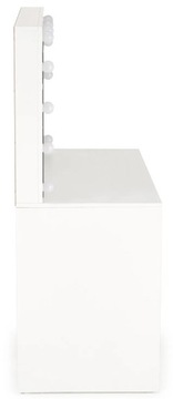 Туалетный столик HOLLYWOOD XL с подсветкой белый HALMAR