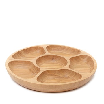 Бамбуковое блюдо BAMBOU с отделениями 32х4 см HOMLA