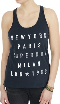 T933 SUPERDRY CITY LETTERS TOP KOSZULKA DAMSKA XL