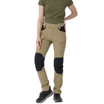 Spodnie damskie bojówki Helikon OTP VersaStretch - Khaki/Black XXL Long