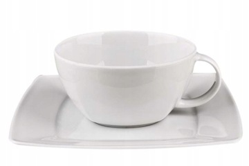 FILIŻANKA SPODEK LUBIANA VICTORIA BIAŁY 0000 280ml