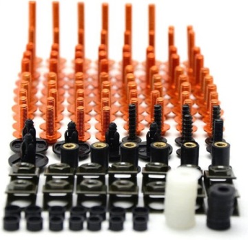 АЛЮМИНИЕВЫЕ ВИНТЫ ДЛЯ ОБТЕКТЕРОВ МОТОЦИКЛОВ 193 ШТ.