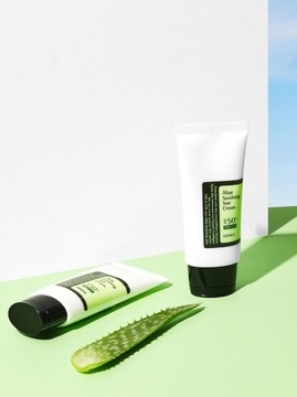 СOSRX Успокаивающий солнцезащитный крем с алоэ SPF 50+ PA+++, 50 мл