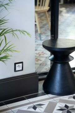 Sedna Design Double Switch с черной подсветкой