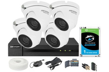 Zestaw do monitoringu Hikvision Black