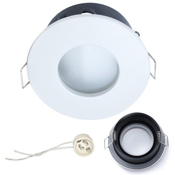 Oprawka metalowa led do podsufitki + gniazdo GU10