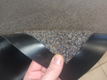 Коврик 80х120 см ПРОФЕССИОНАЛЬНЫЙ ГЛАДКИЙ КОРИЧНЕВЫЙ