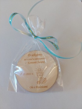 10x СПАСИБО ГОСТЯМ МАГНИТ НА КРЕЩЕНИЕ