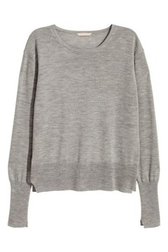 H&M PREMIUM Sweter z domieszką kaszmiru 38 M