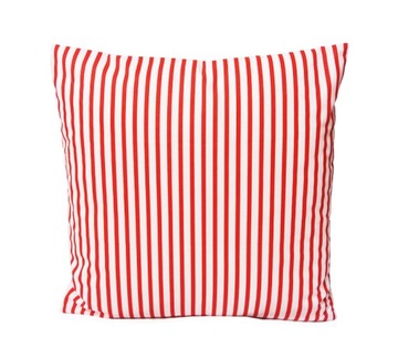 POSZEWKA bawełna 45x45 Pasy czerwone