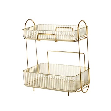 2-уровневый настольный органайзер, подставка, настольная косметика