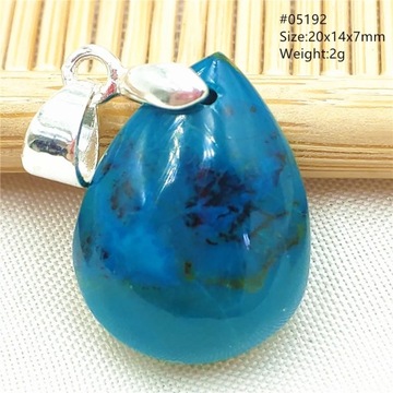 Natural Green Blue Azurite Malachite Chrysocolla Pendant Jewelry Jade