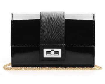 CZARNA KOPERTÓWKA TOREBKA WIZYTOWA M2 SOLOME