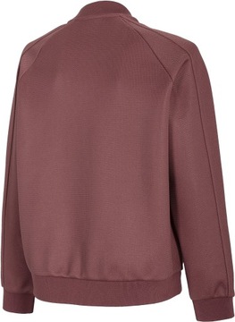 4F Women's Sweatshirt Zip H4L21-BLD021-60S S Bordowe