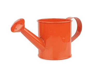 DONICZKA OSŁONKA OSŁONA doniczki w kształcie KONEWKI OCYNK 8 cm czerwona
