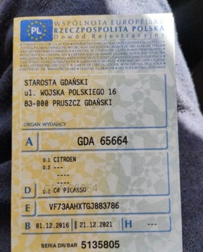 Citroen Grand C4 Picasso II Grand Picasso 2.0 BlueHDi 150KM 2016 Citroen C4 Grand Picasso 122016r. 2.0 HDI AUTOMAT. Uszkodzony lewy przod., zdjęcie 20