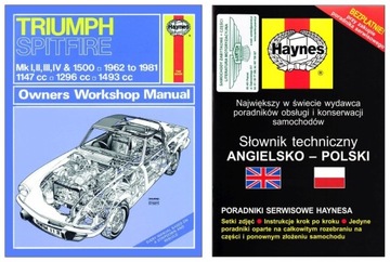 TRIUMPH Spitfire (1962-1981) instrukcja napraw Haynes +GRATIS 24h