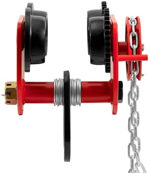 Wózek suwnicowy belkowy ręczny podwieszany z łańcuchem 60-110 mm 3000 kg