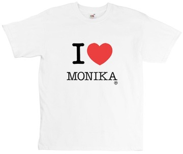 koszulka śmieszna I LOVE piwo pizza imiona WZORY!!