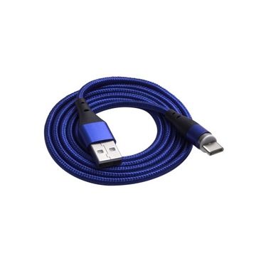 Kabel Magnetyczny USB-C Akyga AK-USB-42 3A PD 1m