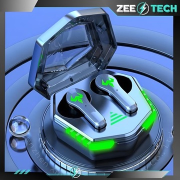 SŁUCHAWKI BEZPRZEWODOWE DOUSZNE Z MIKROFONEM BLUETOOTH SPORTOWE GAMINGOWE