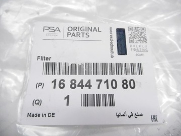 FILTR KABINA OPEL ASTRA K OE 1684471080
