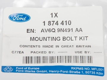 ВИНТ ТОПЛИВНОГО ФИЛЬТРА 1.4 1.5 1.6 DIESEL FORD