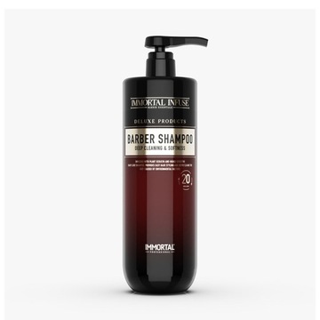 IMMORTAL Szampon Shampoo Barber z keratyną 1000ml