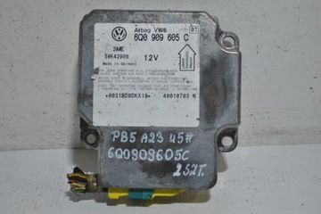 MODUŁ SENSOR AIRBAG VW PASSAT B5 6Q0909605C