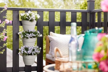 VIBIA 46x24/27 ЭЛХО балконные цветочные горшки удлиненные