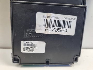 DISPLEJ AUTORÁDIO VOLVO V70 S80 XC70 XC60 ORIGINÁLNÍ 31268336