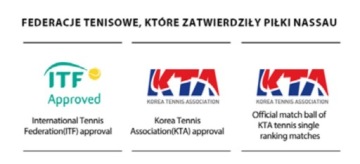 ТЕННИСНЫЙ МЯЧ NASSAU TOURNAMENT 4 шт. ITF
