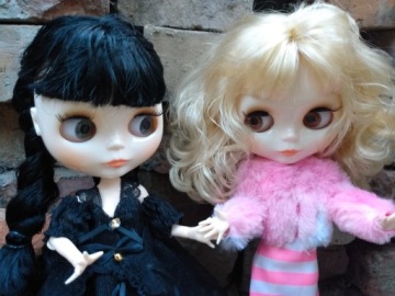 BJD WEDNESDAY ADDAMS AND ENID SINCLARI MOVING EYE DOLLARS Доставка из Польши