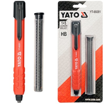 OŁÓWEK STOLARSKI AUTOMATYCZNY MURARSKI 6 WKŁADÓW