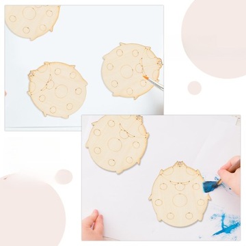 20 шт. НЕОБРАБОТАННЫЕ ДЕРЕВЯННЫЕ ВЫРЕЗЫ БЕДРОНКА