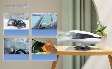 МОЩНЫЙ АВТОМОБИЛЬНЫЙ ВЕНТИЛЯТОР КОНДИЦИОНЕР 12В 200ВТ 360° ГРАДУСОВ