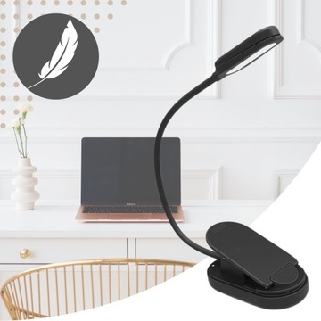 USB-ЛАМПА ДЛЯ ЧТЕНИЯ КНИГ НОЧНИК С ЗАЖИМОМ ЗДОРОВЫЙ ДЛЯ ГЛАЗ 8 светодиодов