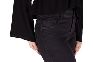spodnie DŻINSOWE DAMSKIE z dziurami jeansowe M 38