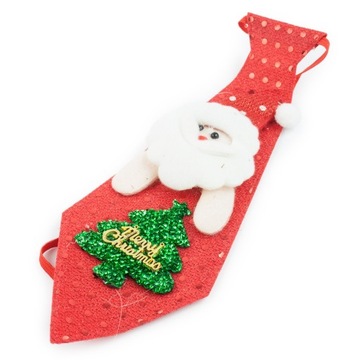 Krawat dziecięcy dla chłopca ŚWIĘTA MIKOŁAJ